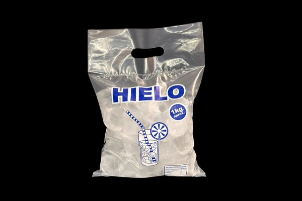 Bolsas para hielo con manilla 1 Kg - Enflex, Fábrica de bolsas plásticas