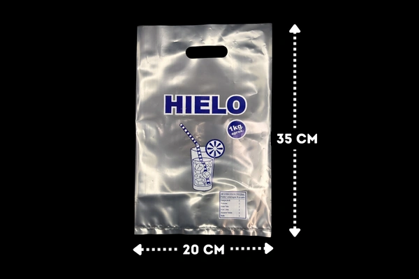 Bolsas para hielo con manilla 1 Kg - Enflex, Fábrica de bolsas plásticas