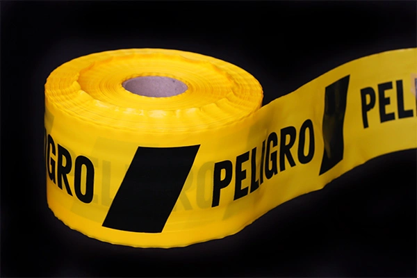 Cinta de Peligro Amarilla - Enflex, Fábrica de bolsas plásticas